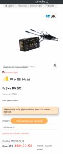 FrSky R9 SX Přijímač