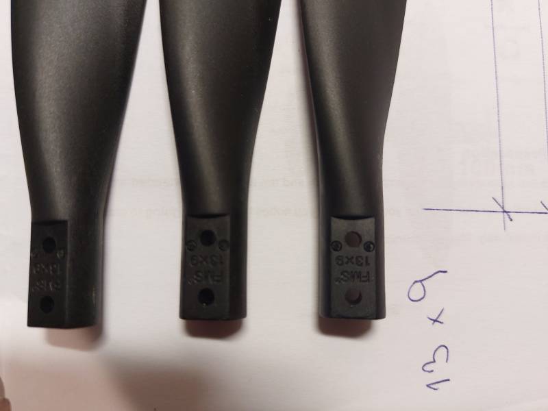 Prodám 3-listou vrtuli, FMS 13x9