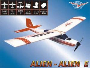 Stavebnice letadla ALIEN od Svoru s lamin. trupem!