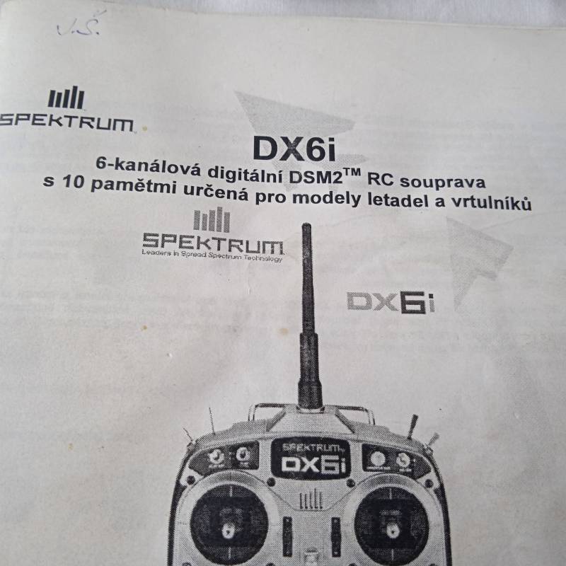 SPEKTRUM Dx6i, 4 přijímače, satelit, příslušenství