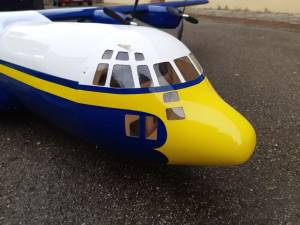 Predám RC polomaketu lietadla C-130 Hercules
