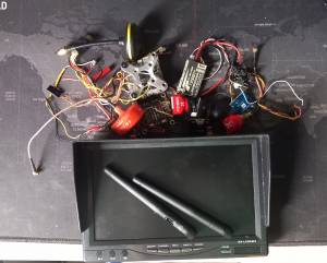 Monitor FPV nebo komplet na fotce