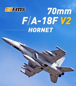 RC Letadlo JET FMS 70mm EDF F/A-18F V2 Super Horne