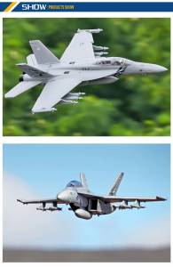 RC Letadlo JET FMS 70mm EDF F/A-18F V2 Super Horne